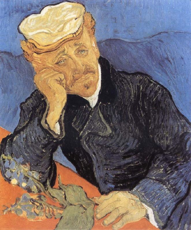 Vincent Van Gogh Portrait of Dector Gacher oil painting image